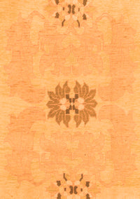 Abstract Orange Modern Rug, abs1235org