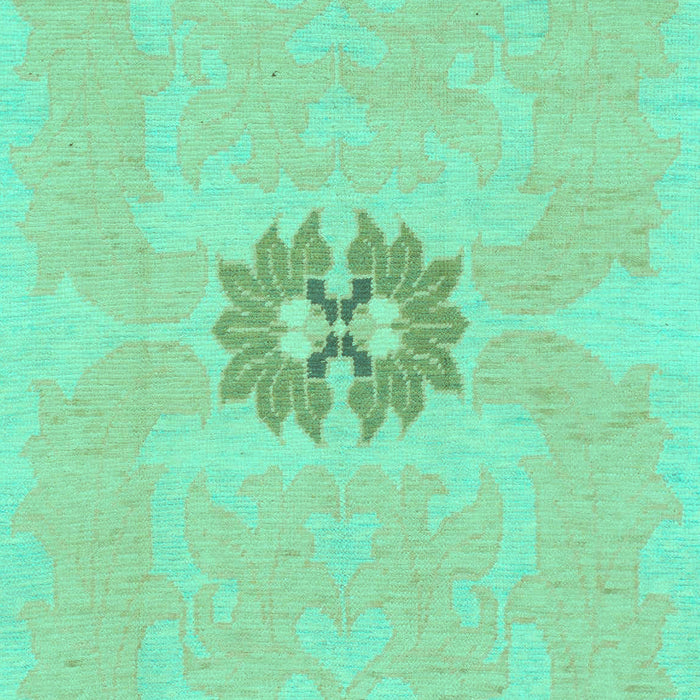 Machine Washable Abstract Turquoise Modern Area Rugs, wshabs1235turq