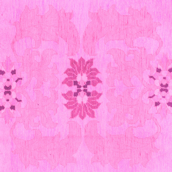 Square Abstract Pink Modern Rug, abs1235pnk
