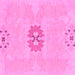 Square Abstract Pink Modern Rug, abs1235pnk