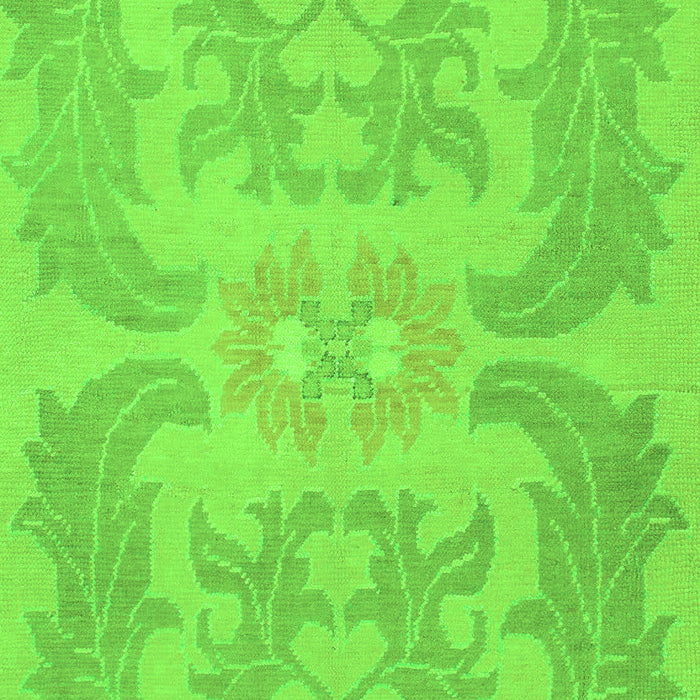 Machine Washable Abstract Green Modern Area Rugs, wshabs1236grn