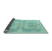 Sideview of Abstract Light Blue Modern Rug, abs1236lblu