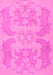 Abstract Pink Modern Rug, abs1236pnk