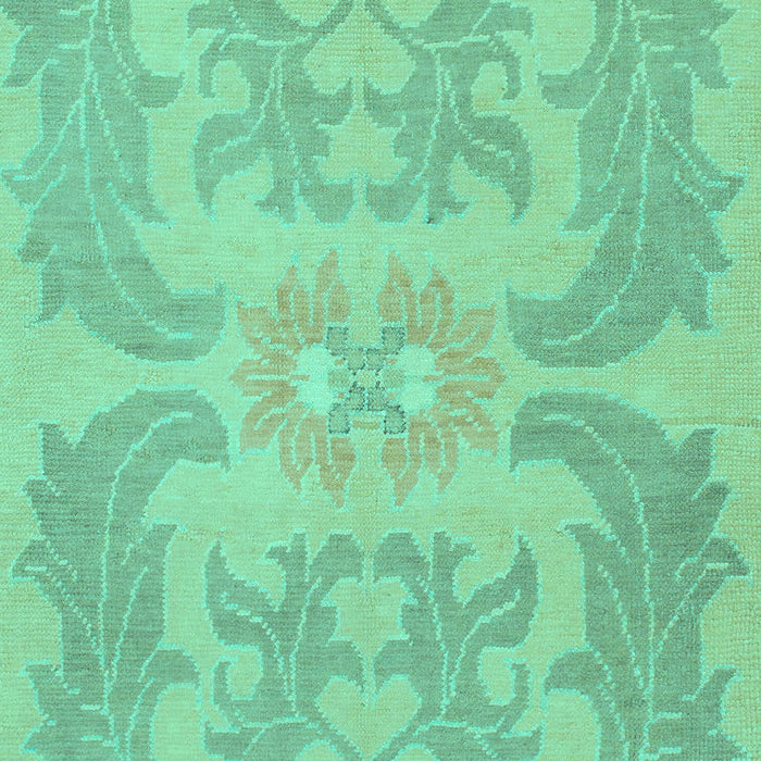 Machine Washable Abstract Turquoise Modern Area Rugs, wshabs1236turq