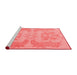 Modern Red Washable Rugs