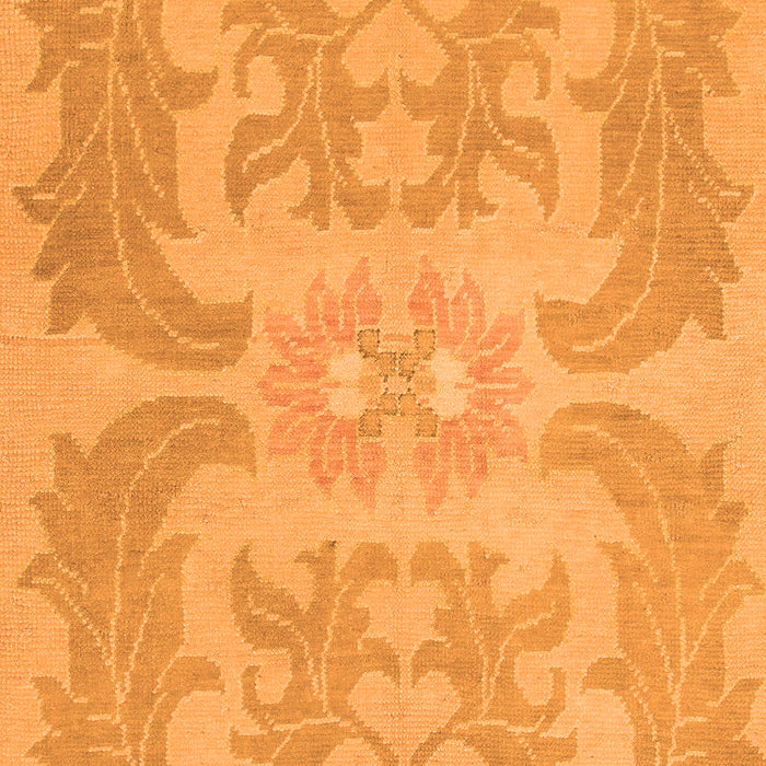 Abstract Orange Modern Rug, abs1236org