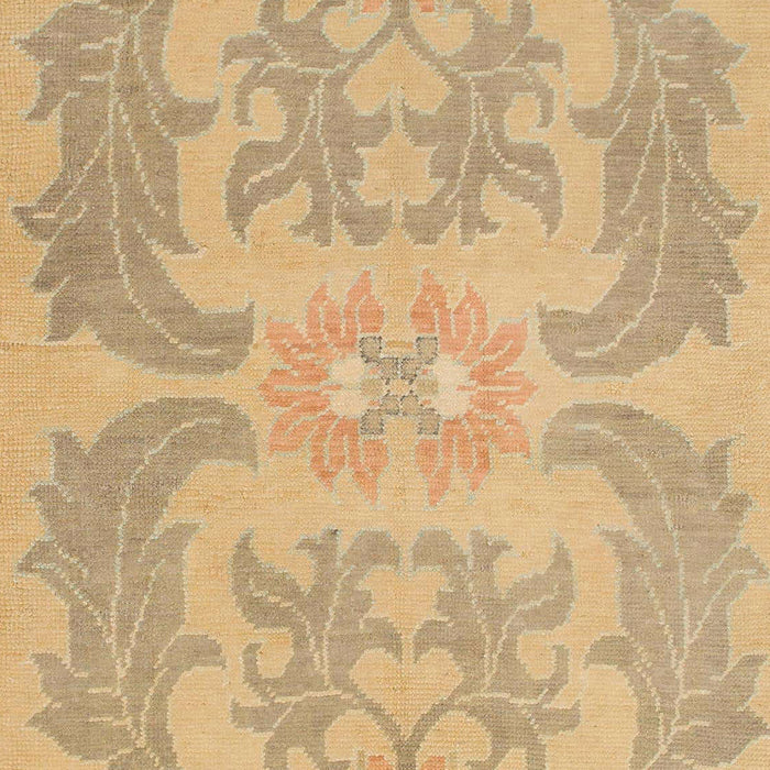 Machine Washable Abstract Gold Rug, wshabs1236