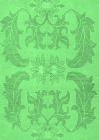 Abstract Emerald Green Modern Rug, abs1236emgrn