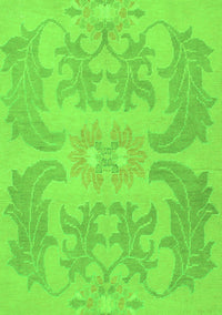 Abstract Green Modern Rug, abs1236grn