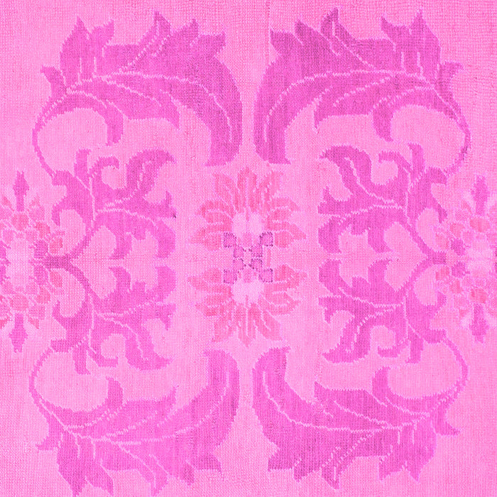 Square Abstract Pink Modern Rug, abs1236pnk