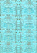 Machine Washable Abstract Light Blue Modern Rug, wshabs1237lblu