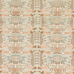 Square Machine Washable Abstract Brown Sugar Brown Rug, wshabs1237
