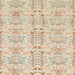 Square Abstract Brown Modern Rug, abs1237