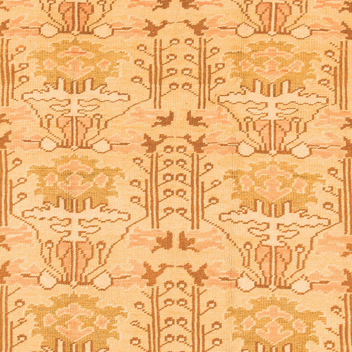 Abstract Orange Modern Rug, abs1237org