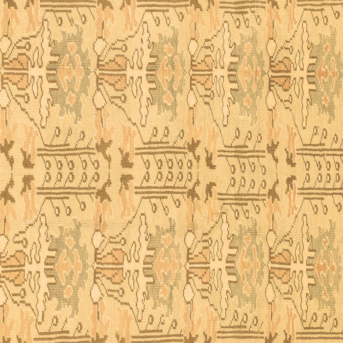 Square Machine Washable Abstract Brown Modern Rug, wshabs1237brn