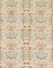 Machine Washable Abstract Brown Sugar Brown Rug, wshabs1237