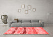 Modern Red Washable Rugs