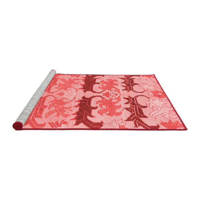 Modern Red Washable Rugs