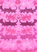 Abstract Pink Modern Rug, abs1238pnk