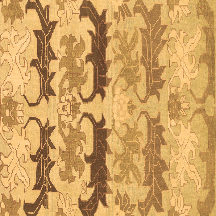 Square Abstract Brown Modern Rug, abs1238brn