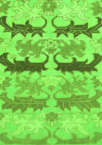 Abstract Green Modern Rug, abs1238grn