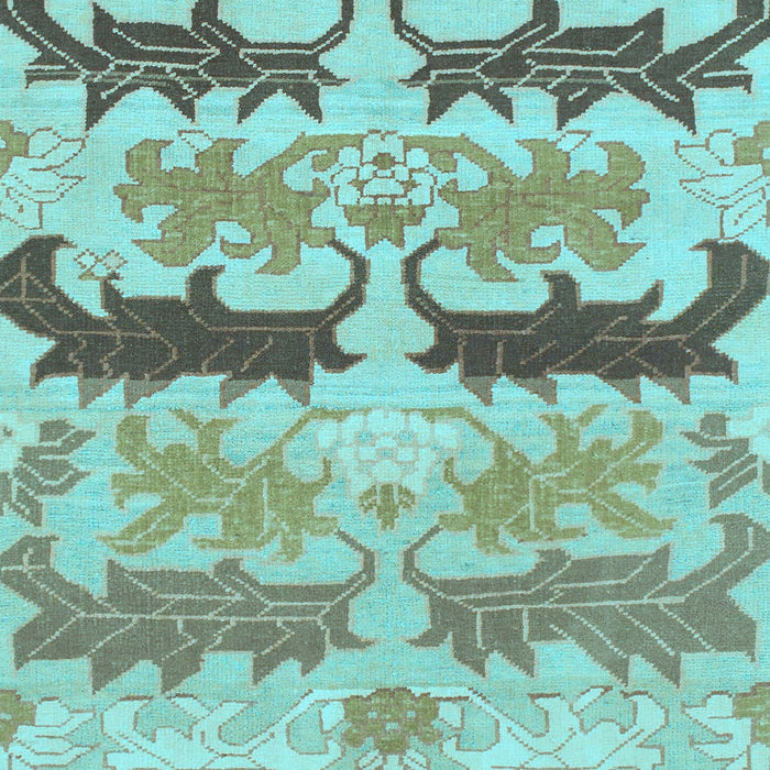 Abstract Light Blue Modern Rug, abs1238lblu