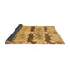 Sideview of Abstract Brown Modern Rug, abs1238brn