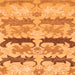 Square Abstract Orange Modern Rug, abs1238org