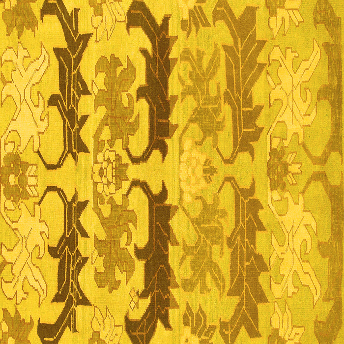 Square Machine Washable Abstract Yellow Modern Rug, wshabs1238yw