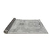 Sideview of Abstract Gray Modern Rug, abs1239gry