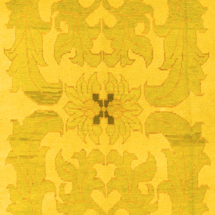 Abstract Yellow Modern Rug, abs1239yw