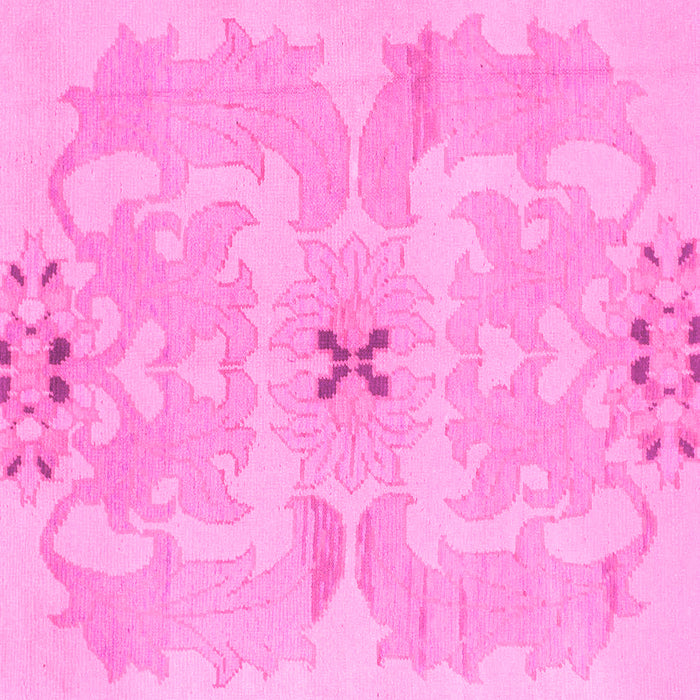 Square Abstract Pink Modern Rug, abs1239pnk