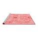 Modern Red Washable Rugs