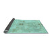 Sideview of Abstract Light Blue Modern Rug, abs1239lblu