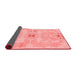 Abstract Red Modern Area Rugs