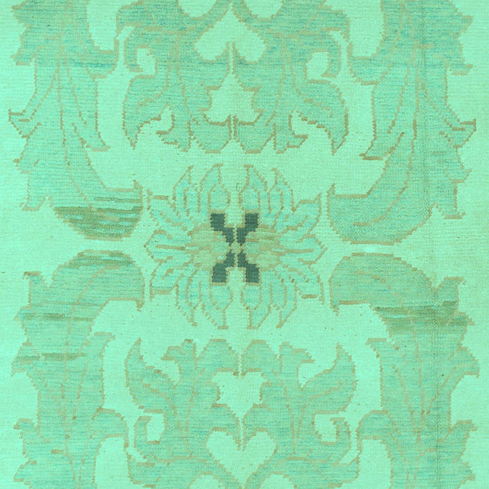 Machine Washable Abstract Turquoise Modern Area Rugs, wshabs1239turq