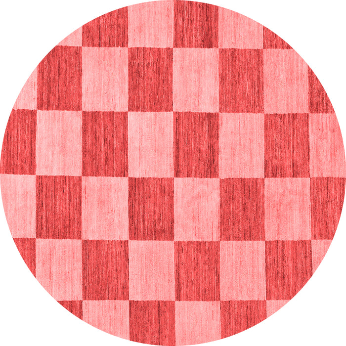 Checkered Red Modern Rug, abs123red