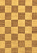 Checkered Brown Modern Rug, abs123brn