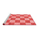 Modern Red Washable Rugs