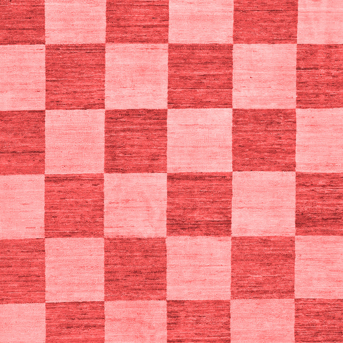 Checkered Red Modern Area Rugs