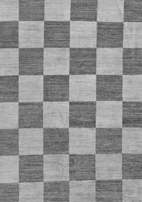 Checkered Gray Modern Rug, abs123gry