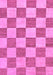 Machine Washable Checkered Purple Modern Area Rugs, wshabs123pur