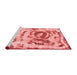 Modern Red Washable Rugs