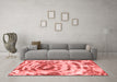 Modern Red Washable Rugs