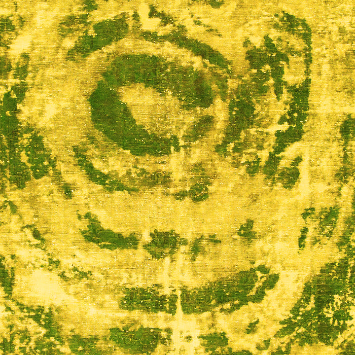 Abstract Yellow Modern Rug, abs1240yw