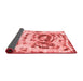 Abstract Red Modern Area Rugs