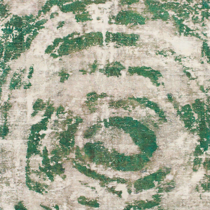 Machine Washable Abstract Hazel Green Rug, wshabs1240