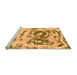 Sideview of Machine Washable Abstract Orange Modern Area Rugs, wshabs1240org