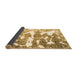 Sideview of Abstract Brown Modern Rug, abs1241brn