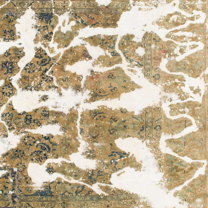 Machine Washable Abstract Desert Sand Beige Rug, wshabs1241